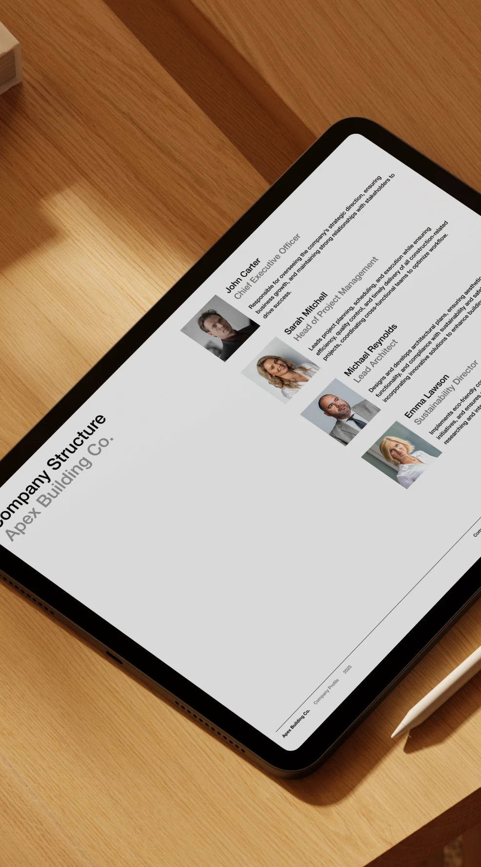Company Profile Google Slides Template