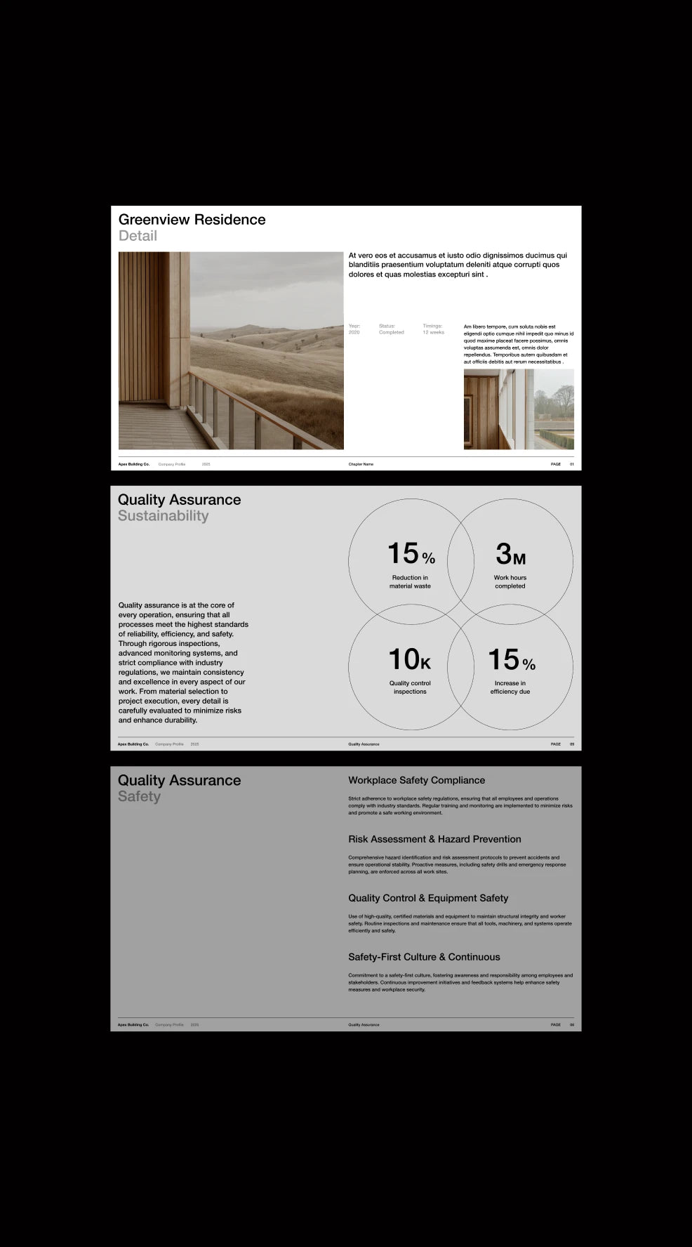 Company Profile Google Slides Template