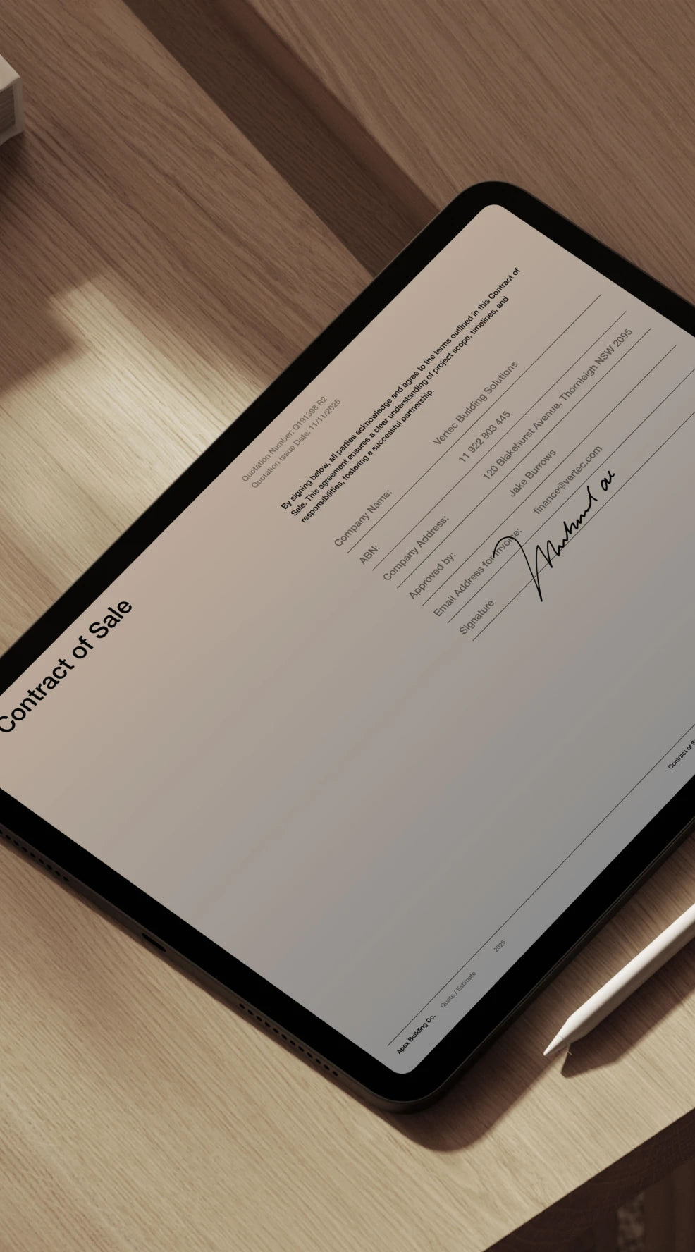 Estimate / Quote Google Slides Template