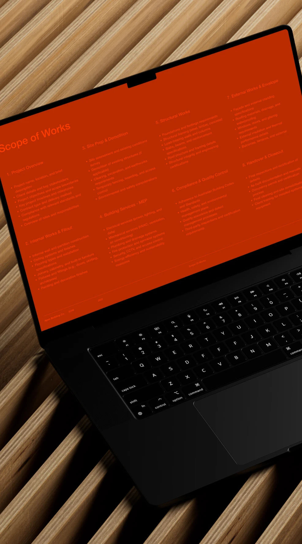 Scope of Work Template